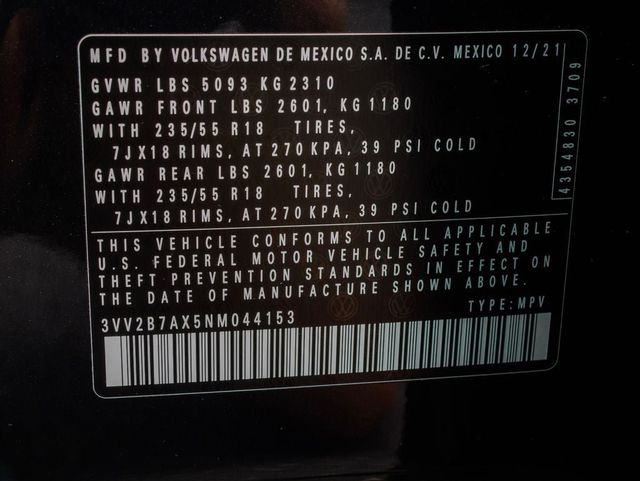 2022 Volkswagen Tiguan 2.0T SE - 23076946 - 13