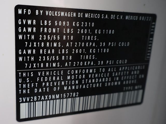 2022 Volkswagen Tiguan 2.0T SE 4MOTION - 22994250 - 50