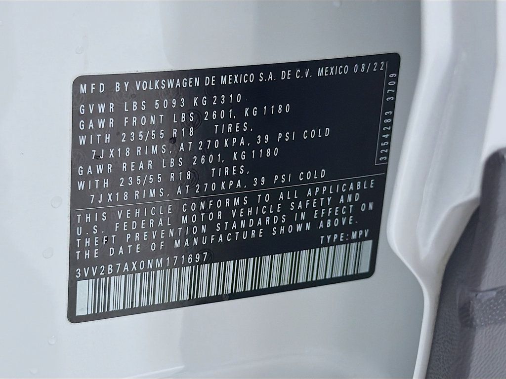 2022 Volkswagen Tiguan 2.0T SE 4MOTION - 22962897 - 30