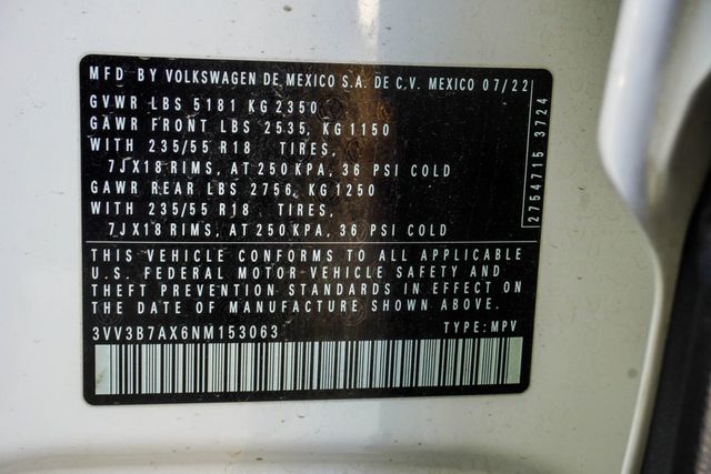 2022 Volkswagen Tiguan 2.0T SE FWD - 23009049 - 39