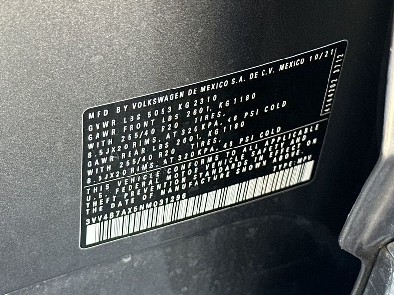 2022 Volkswagen Tiguan 2.0T SEL R-Line 4MOTION - 22959160 - 21