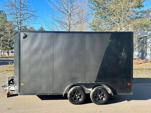 2023 Alcom Express Enclosed 7.5x14 Trailer 1-Owner Premium Wheels - 22309331 - 1