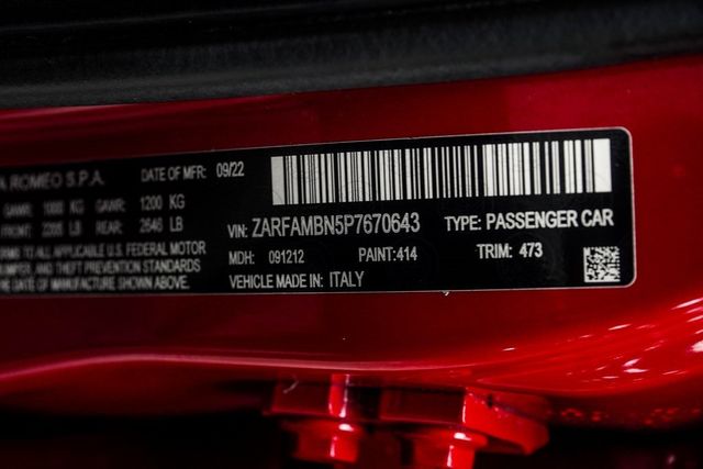 2023 Alfa Romeo Giulia Veloce RWD - 22981942 - 41