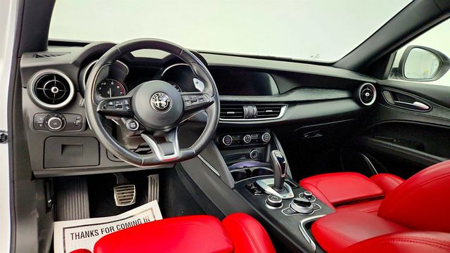 2023 Alfa Romeo Stelvio Sprint RWD w/ Red Leather Seats & Dual-Pane Sunroof - 23010701 - 12