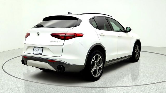 2023 Alfa Romeo Stelvio Ti AWD w/ Chocolate Leather Seats - 23057830 - 4