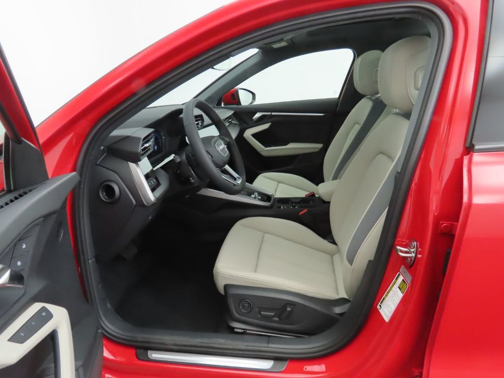 Audi a3 on sale red leather seats