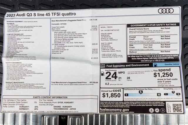 2023 Audi Q3 S line Premium 45 TFSI quattro - 22961192 - 47