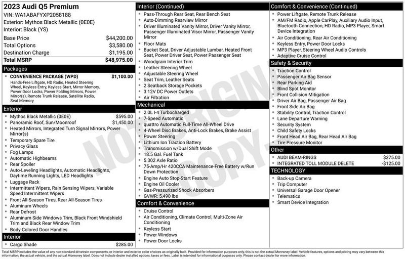 2023 Audi Q5 Premium 40 TFSI quattro - 22995094 - 5