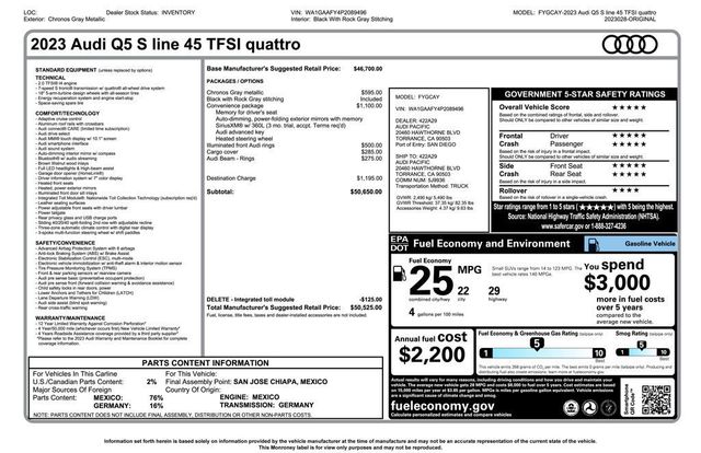 2023 Audi Q5 S line Premium 45 TFSI quattro - 23039983 - 46