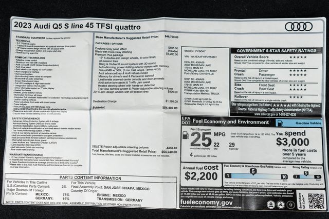 2023 Audi Q5 S line Premium Plus 45 TFSI quattro - 23059363 - 53