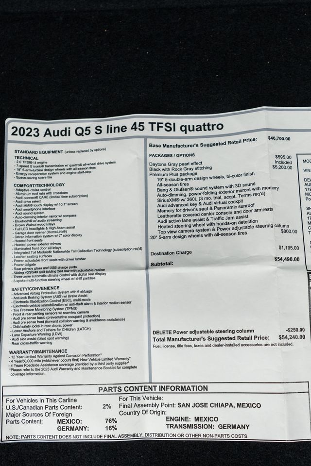 2023 Audi Q5 S line Premium Plus 45 TFSI quattro - 23059363 - 54