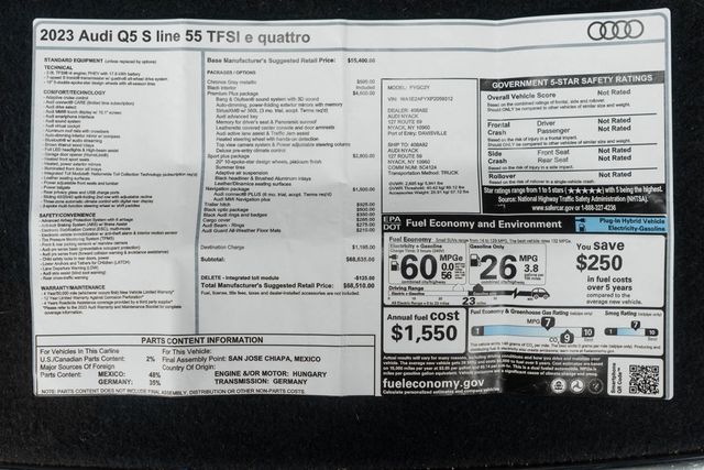 2023 Audi Q5 S line Premium Plus 55 TFSI e quattro - 22935166 - 59