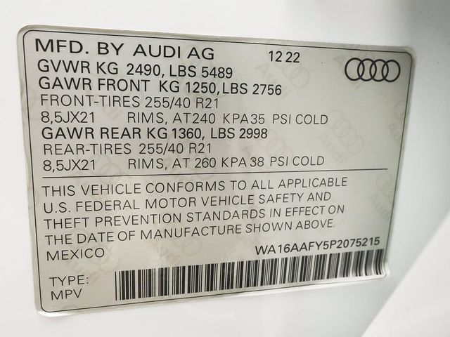 2023 Audi Q5 Sportback 45 S line Premium - 23076378 - 14