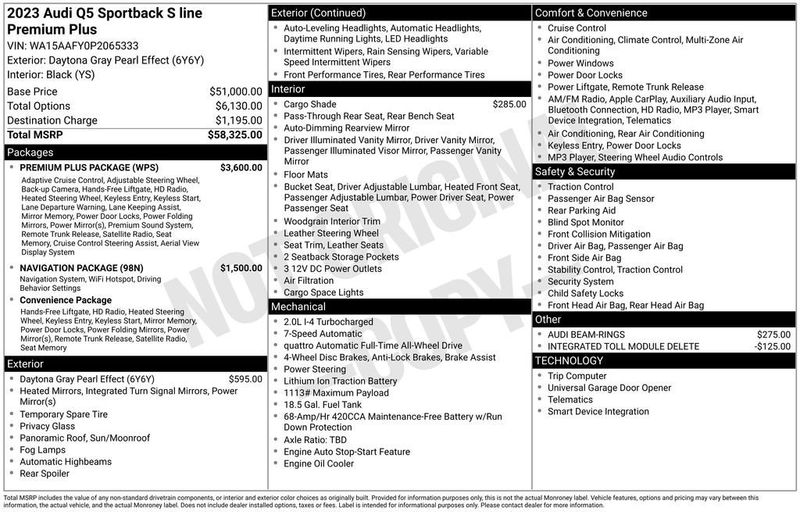 2023 Audi Q5 Sportback S line Premium Plus 45 TFSI quattro - 22995093 - 5