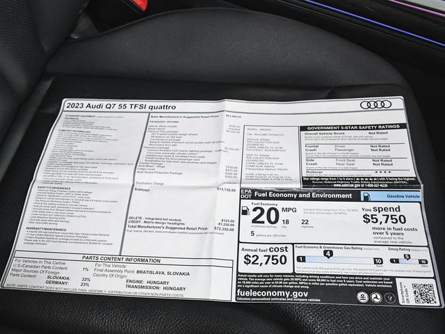 2023 Audi Q7 55 Premium Plus - 23035760 - 71