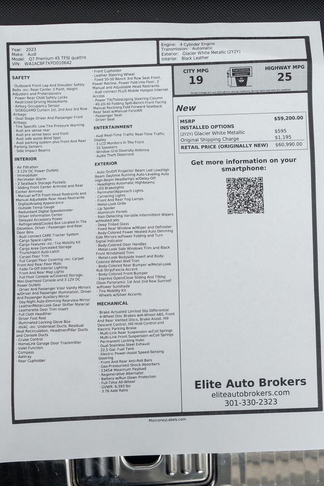 2023 Audi Q7 Premium 45 TFSI quattro - 23033768 - 49