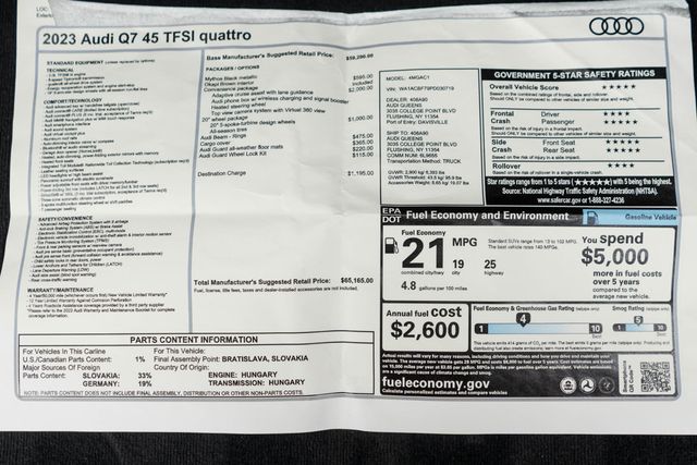 2023 Audi Q7 Premium 45 TFSI quattro - 23083283 - 52