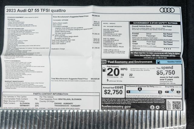 2023 Audi Q7 Premium 55 TFSI quattro - 23079065 - 49