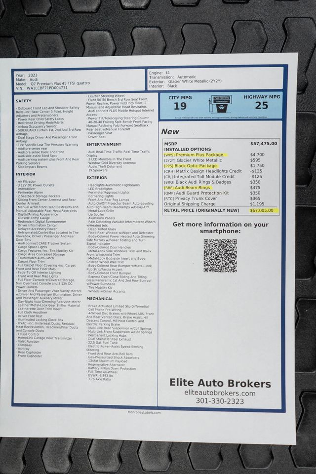 2023 Audi Q7 Premium Plus 45 TFSI quattro - 23048903 - 53