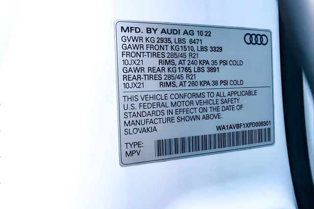 2023 Audi Q8 Premium 55 TFSI quattro - 23005004 - 46
