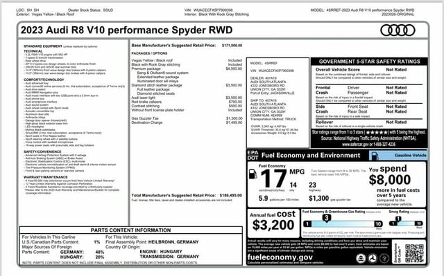 2023 Audi R8 Spyder V10 performance RWD - 22371686 - 4