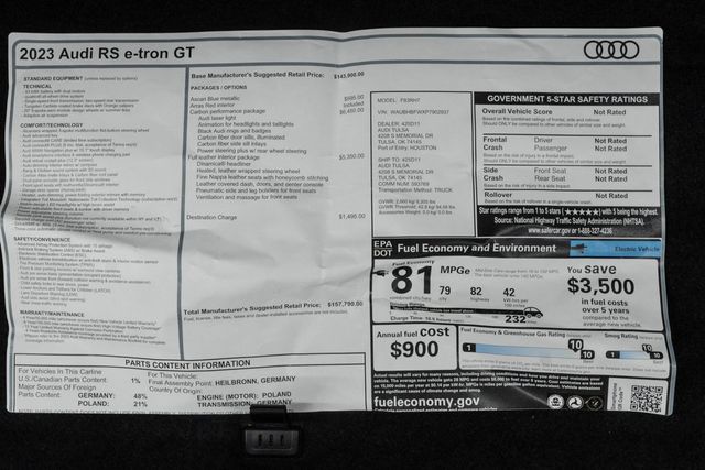 2023 Audi RS e-tron GT quattro - 22969496 - 61