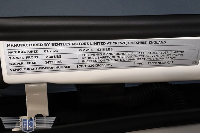 2023 Bentley Continental GTC Speed Convertible, Ocean Edition - 23028266 - 43