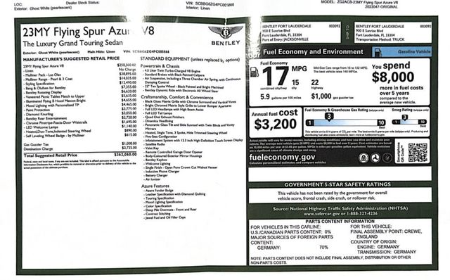 2023 Bentley Flying Spur Azure Las Olas Collection - 23066144 - 12