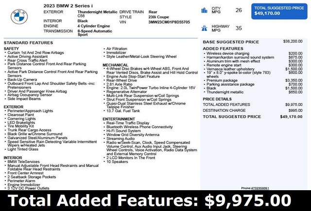 2023 BMW 2 Series 230i - 22965682 - 2