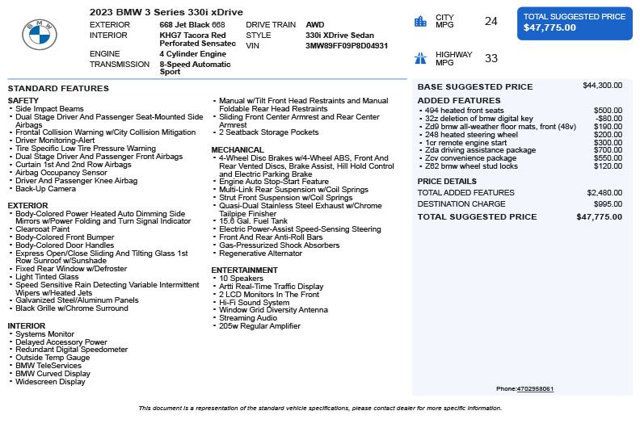 2023 BMW 3 Series 330i xDrive - 22988789 - 2