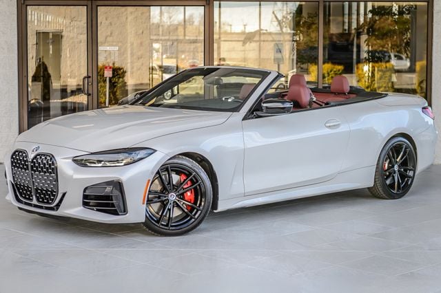 2023 BMW 4 Series M440i CONVERTIBLE - WHITE ON RED - NAV CARPLAY M SPORT GORGEOUS - 22984376 - 1