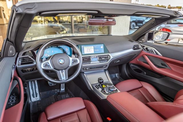 2023 BMW 4 Series M440i CONVERTIBLE - WHITE ON RED - NAV CARPLAY M SPORT GORGEOUS - 22984376 - 23