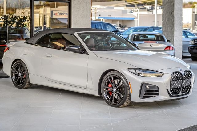 2023 BMW 4 Series M440i CONVERTIBLE - WHITE ON RED - NAV CARPLAY M SPORT GORGEOUS - 22984376 - 3