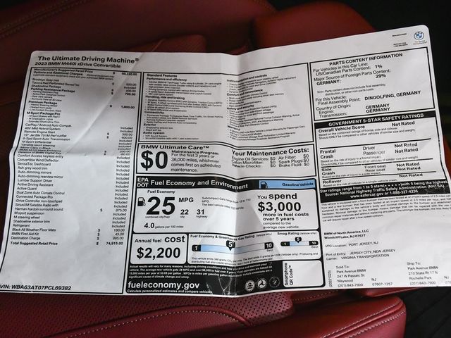 2023 BMW 4 Series M440i xDrive - 22937778 - 74