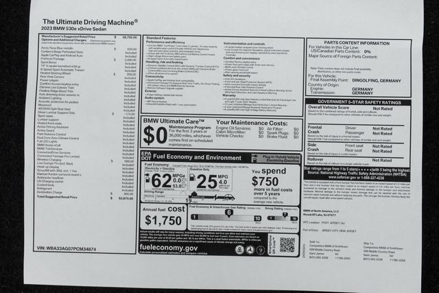 2023 BMW 5 Series 530e xDrive Plug-In Hybrid - 22994282 - 54