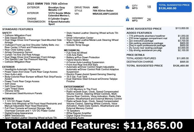 2023 BMW 7 Series 760i xDrive - 22935694 - 2