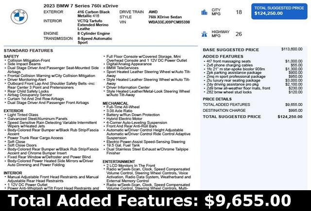 2023 BMW 7 Series 760i xDrive - 22961749 - 2