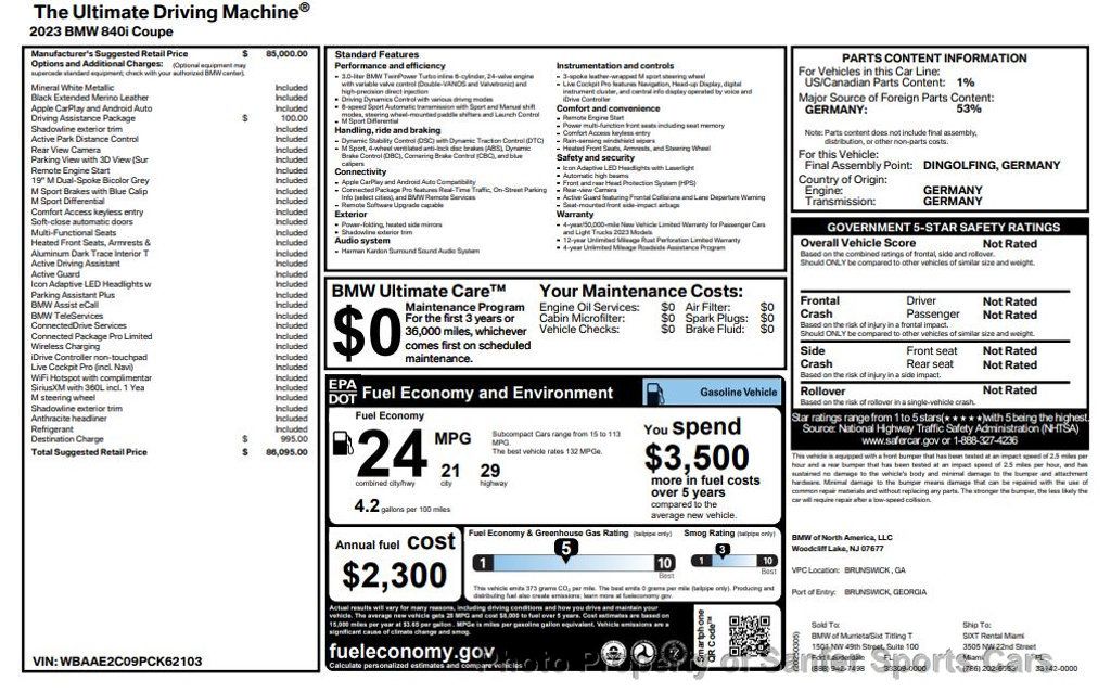 2023 BMW 8 Series 840i - 22978838 - 42