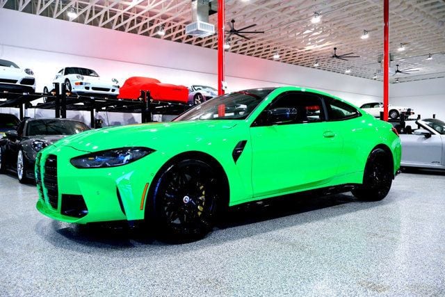2023 BMW BMW M4 Coupe SIGNAL GREEN...1,695 Miles...6sp Manual - 22997042 - 0