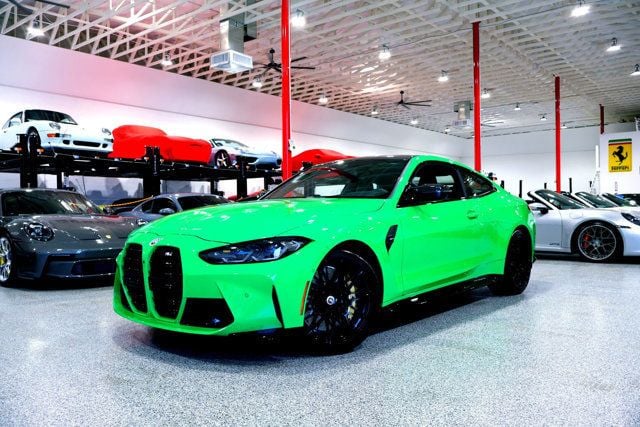 2023 BMW BMW M4 Coupe SIGNAL GREEN...1,695 Miles...6sp Manual - 22997042 - 2