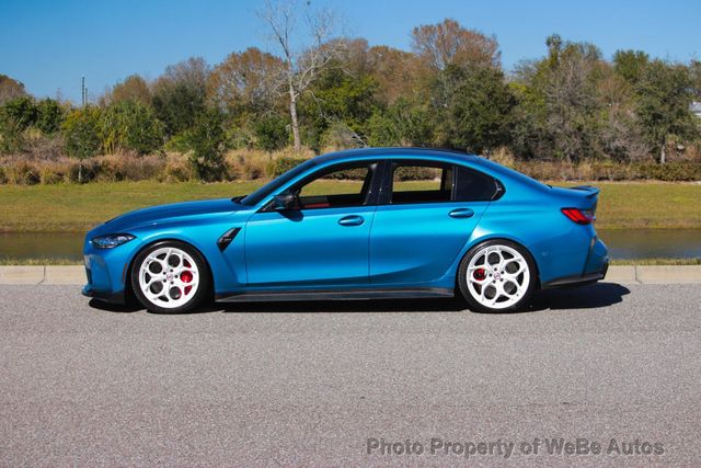 2023 BMW M3 1 of 2 Atlantic Blue Individual, 6-Speed Manual, 700+ HP, Full Carbon - 22980640 - 16