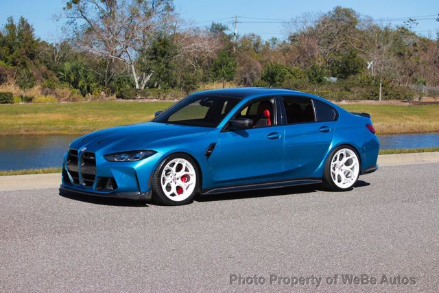 2023 BMW M3 1 of 2 Atlantic Blue Individual, 6-Speed Manual, 700+ HP, Full Carbon - 22980640 - 18