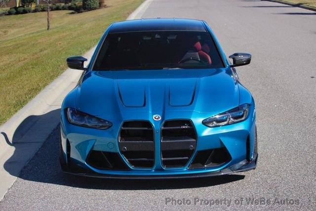 2023 BMW M3 1 of 2 Atlantic Blue Individual, 6-Speed Manual, 700+ HP, Full Carbon - 22980640 - 19