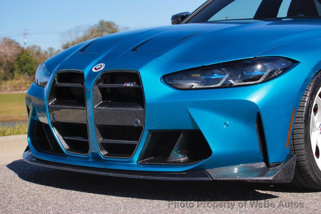2023 BMW M3 1 of 2 Atlantic Blue Individual, 6-Speed Manual, 700+ HP, Full Carbon - 22980640 - 24