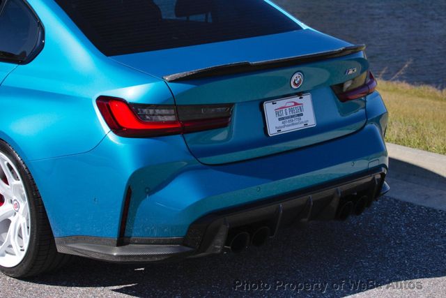 2023 BMW M3 1 of 2 Atlantic Blue Individual, 6-Speed Manual, 700+ HP, Full Carbon - 22980640 - 28