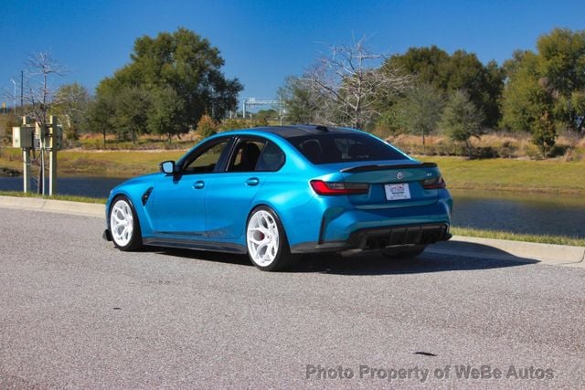 2023 BMW M3 1 of 2 Atlantic Blue Individual, 6-Speed Manual, 700+ HP, Full Carbon - 22980640 - 2