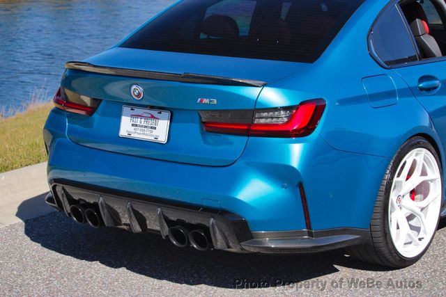 2023 BMW M3 1 of 2 Atlantic Blue Individual, 6-Speed Manual, 700+ HP, Full Carbon - 22980640 - 39