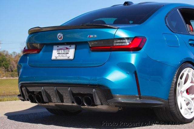 2023 BMW M3 1 of 2 Atlantic Blue Individual, 6-Speed Manual, 700+ HP, Full Carbon - 22980640 - 40