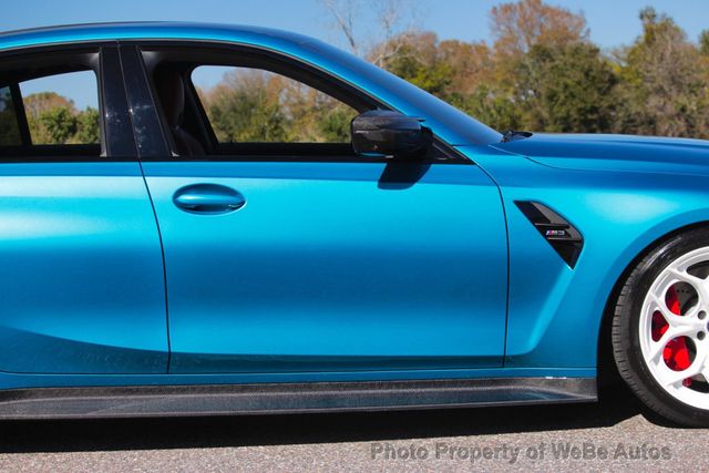 2023 BMW M3 1 of 2 Atlantic Blue Individual, 6-Speed Manual, 700+ HP, Full Carbon - 22980640 - 42