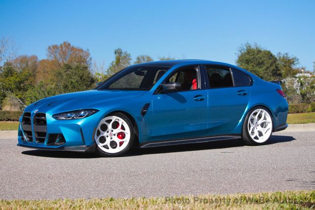 2023 BMW M3 1 of 2 Atlantic Blue Individual, 6-Speed Manual, 700+ HP, Full Carbon - 22980640 - 46